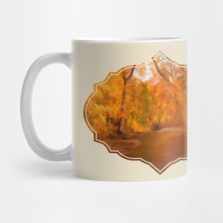 New England Autumn in the Woods Mug